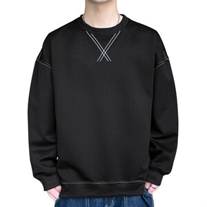 好质量！男士长袖t恤卫衣男秋季潮牌衣服学习潮流百搭W627图片