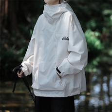 秋季防水情侣装美式户外登山服连帽冲锋衣外套男W7898-P66，男装夹克，星座512-4