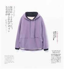 2023年冬季休闲时尚连帽刺绣加绒卫衣，女装卫衣/绒衫，依恋蒂丝