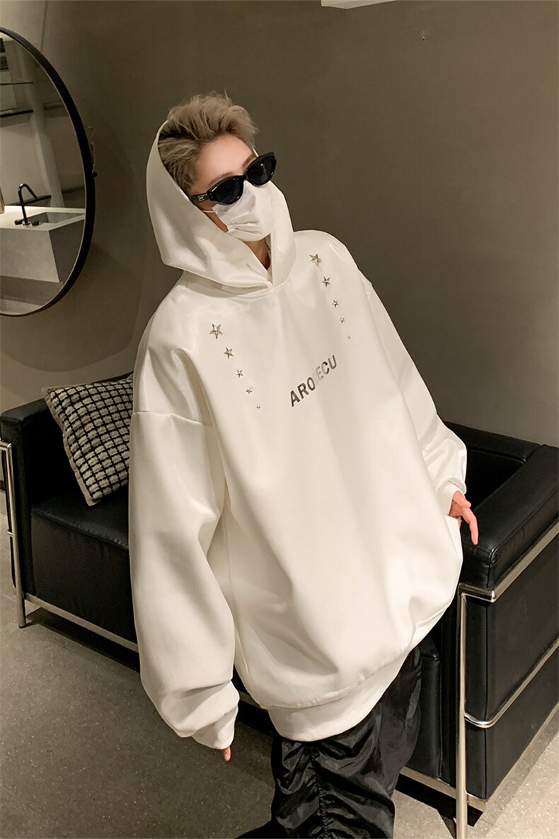 2025秋季重磅卫衣男小众设计感高街连帽衫外套XZ514-2-24226-P78,女装短外套,星座514-2(原B239)