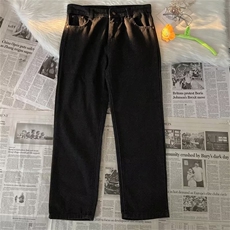 牛仔裤男夏季潮流宽松直筒阔腿裤男士ins潮牌休闲长裤K3635-P33，男装牛仔裤，星座512-3