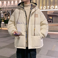 冬季潮风假两件外套男新款美式棉衣XZ102B-1-M9903P125，男装棉衣，星座102B-1