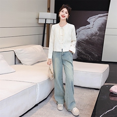 新中式休闲盘扣外套女2025春秋新款今年流行g风刺绣上衣夹克，女装短外套，天丽