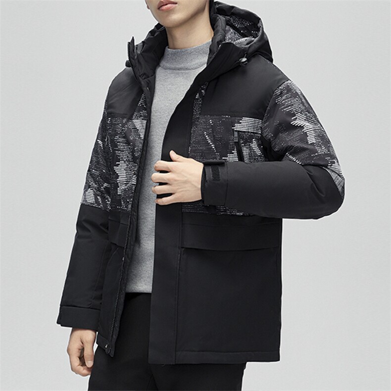 90白鸭绒黑金长款羽绒服2024新加厚男女情侣加厚外套防寒保暖上衣图片