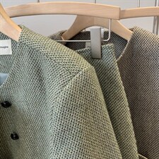 含毛套装，女装职业装，素妮