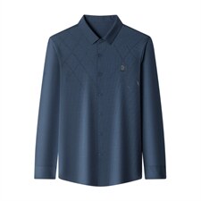 DN7223男式服装新款无痕羊毛衬衫男长袖翻领休闲四季可穿衬衣P80，男装衬衫，电商B360