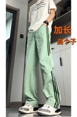 高个子加长男裤子夏季冰丝薄款休闲裤190cm115条纹运动裤KZ048P50，男装休闲裤，电商B312