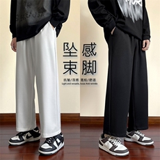 显高显瘦2023秋冬休闲舒适简约卫裤WK10-1特批22，男装休闲裤，星座718-1