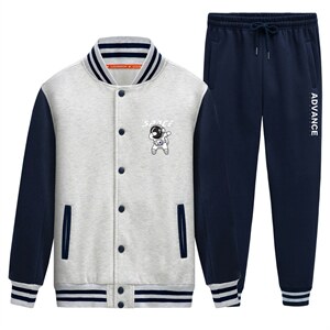 秋季新款2022棒球服运动套装卫衣开衫两件套XZ102A-4-8639-P95图片