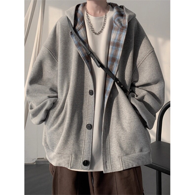 连帽卫衣穿搭外套男春秋潮流宽松青少年男JK08298-P48，女装短外套，星座308B-2