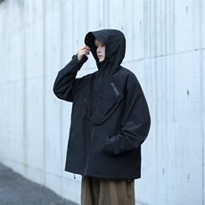 户外冲锋衣外套男女潮牌ins小众高街防风衣夹克JK85-P70，男装风衣，星座1109-3