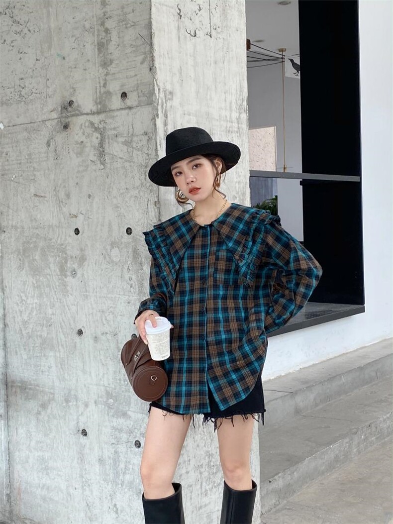 2021秋装新款格子，其它，玉米青豆