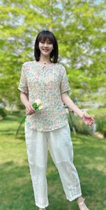 纯苎连衣裙小衫裤子裙子衬衣 时尚风 风淑女风休闲风，女装连衣裙，川哲