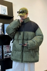 港风光板拼接冲锋棉衣棉服棉袄三防迷彩面包服量大有差G1613-P65，男装棉衣，星座207