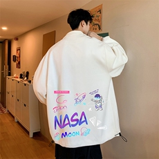 麂皮绒夹克男大码立领褂子外套JK85186-P68加绒款-P78，男装夹克，电商A040