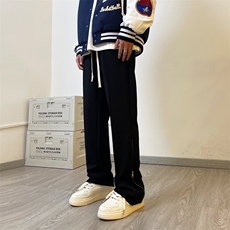 01马吉拉vibe西裤男垂感痞帅休闲直筒拉链西裤XZ211-1-K2303-P50，男装西裤，星座211-1