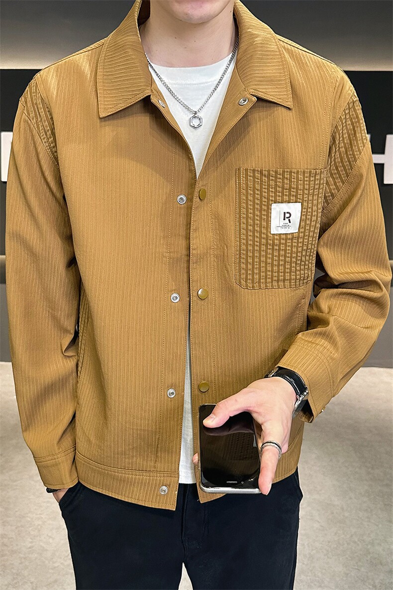 店主风2025秋季休闲夹克男装外套B320-6013-P95,男装夹克,电商B320