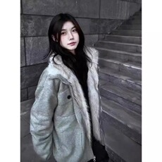 座山雕毛衣外套加绒加厚棉服毛领保暖夹克MY390特P128，男装针织衫/毛衣，星座908-1