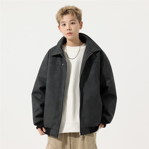 冬季加棉皮棉衣男潮流皮衣夹克加厚棉服外套A266-MYPY010-P90特批图片