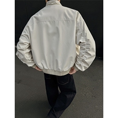 美式夹克男春秋款痞帅短款外套立领上衣冲锋衣JW5048-P64，男装夹克，星座208-5