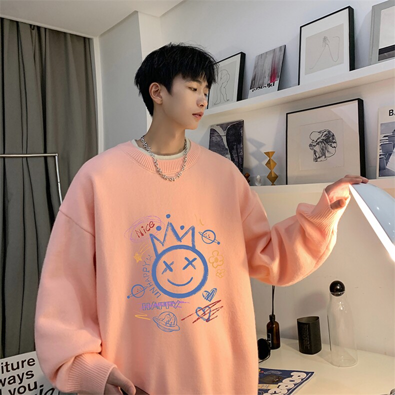 控78假两件毛衣男大码加绒针织衫男毛线衣M80180-P55加绒P70,男装针织衫/毛衣,电商A040