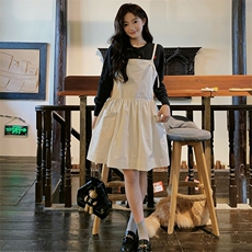 新款现货，背带裙B081-4737-P100-K148，女装背心吊带，浙宝276（原081）