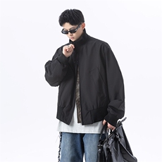 港风日系座山蟒夹克立领短款设计感外套XZ213-JK8000-P75控128，男装夹克，星座213