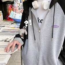 2023早秋新款撞色开衫卫衣男秋装外套A071-W037-P65，男装卫衣，电商A071