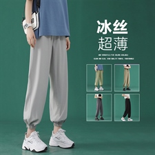 2023春新款潮流休闲裤女百搭青年束脚运动裤  2027-特批20图片
