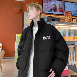 ！2025秋冬新款男士立领棉衣百搭字母棉服外套MY308特P55图片