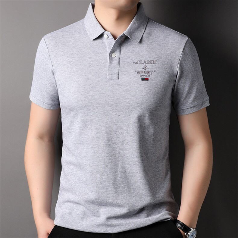 F82501钱塘2020-1百搭简约中青年时尚休闲新款男士短袖T恤P48图片