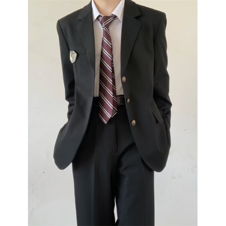 W8697-P60网图现货dk日系制服西装男士中长款西服男夹克外套,男装夹克,星座1608-2