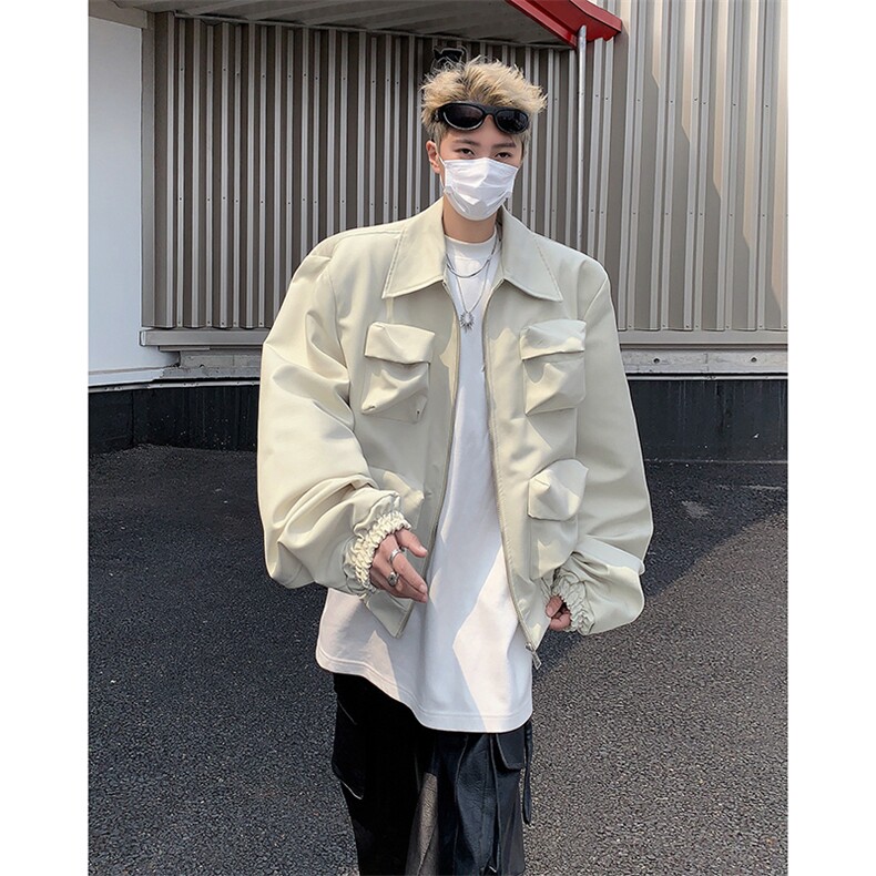 美式工装立体口袋设计感小众cleanfit夹克春秋款外套JK85433-p65图片