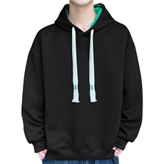 好质量！学生百搭上衣男圆领连帽华夫格卫衣男大码长袖t恤男W622，男装卫衣，星座815-2