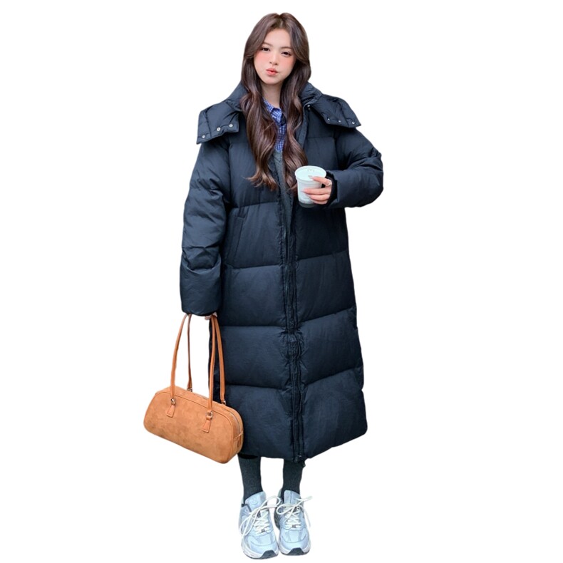 羽绒服韩式有帽可拆厚款2025年冬季白鸭绒2C107-99030P320-K420,女装羽绒服,2C107