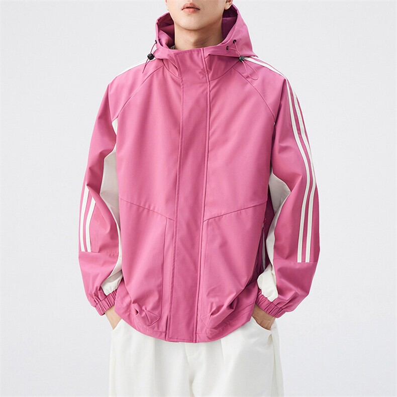 秋季二开宽松夹克男撞色三防冲锋衣外套DSA157B-JK7832-P75,男装夹克,电商A157B
