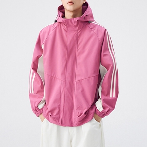 秋季二开宽松夹克男撞色三防冲锋衣外套DSA157B-JK7832-P75图片