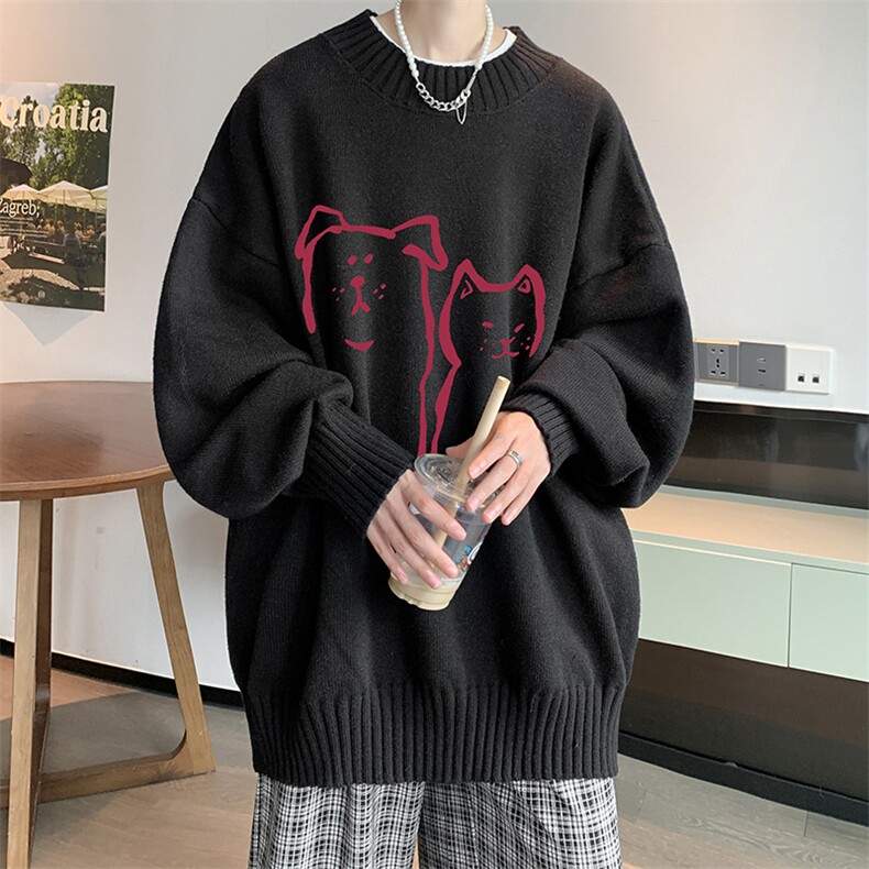半高领毛衣男士大码针织衫男毛线衣男M18378-P45加绒款-P65,男装针织衫/毛衣,电商A040