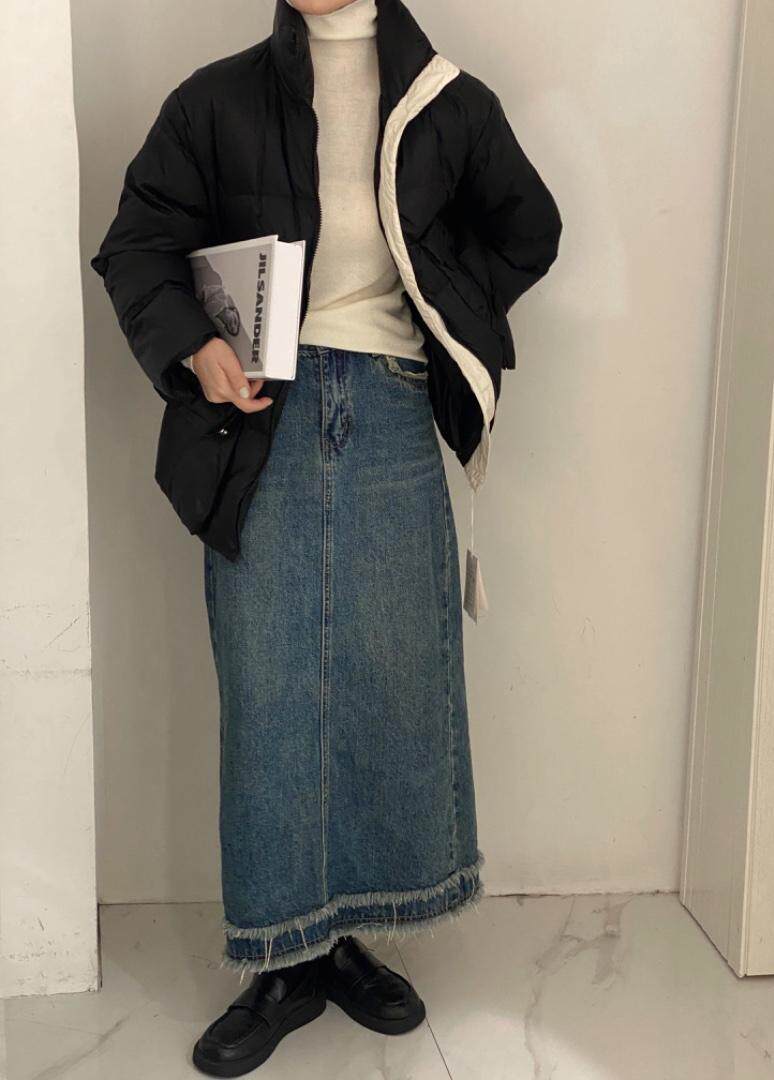 拼色羽绒服，女装羽绒服，驿谷