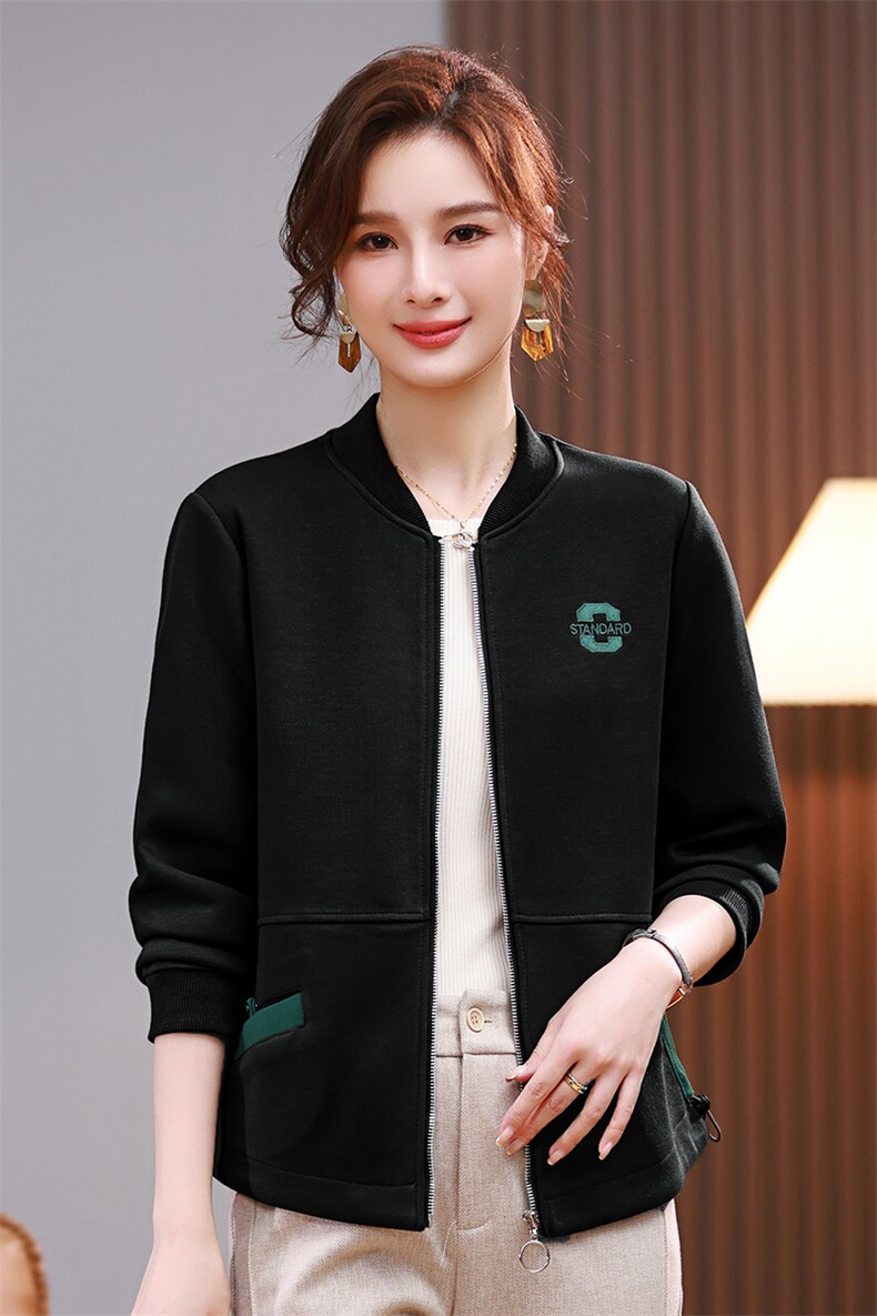 时尚立领短外套秋季新品女装显瘦百搭休闲上衣,女装短外套,梦芯尔