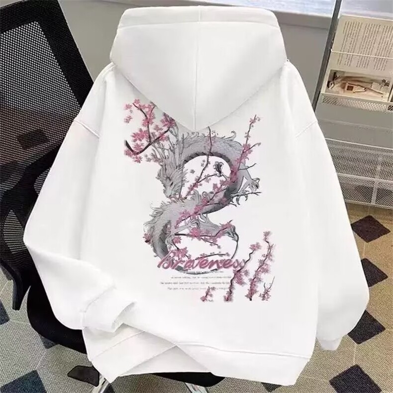 华棉贝贝绒380g卫衣简约ins气质百搭日系潮流流行慵懒原宿新款图片