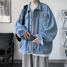 牛仔夹克男大码牛仔外套男茄克NJ77112-P60，男装夹克，电商A040