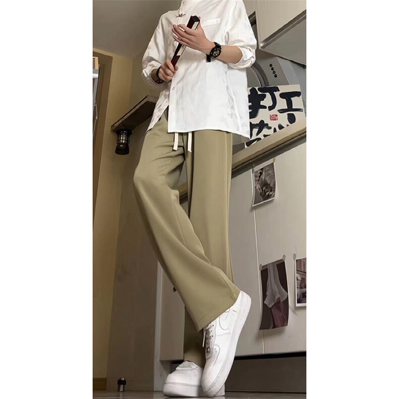 夏季新中式美式高街hiphop盘扣休闲九分西裤货号K2422,男装西裤,电商A063