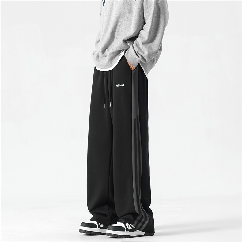 拼接抖音得物品质拼接休闲裤k47p50控88现货足，男装休闲裤，星座1011-1