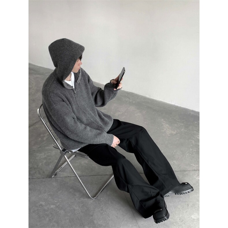 高品质连帽毛衣开衫针织衫外套W6600-75,男装针织衫/毛衣,星座1212