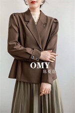现货！收腰西装外套，女装西装，OMY 瓯蔓意