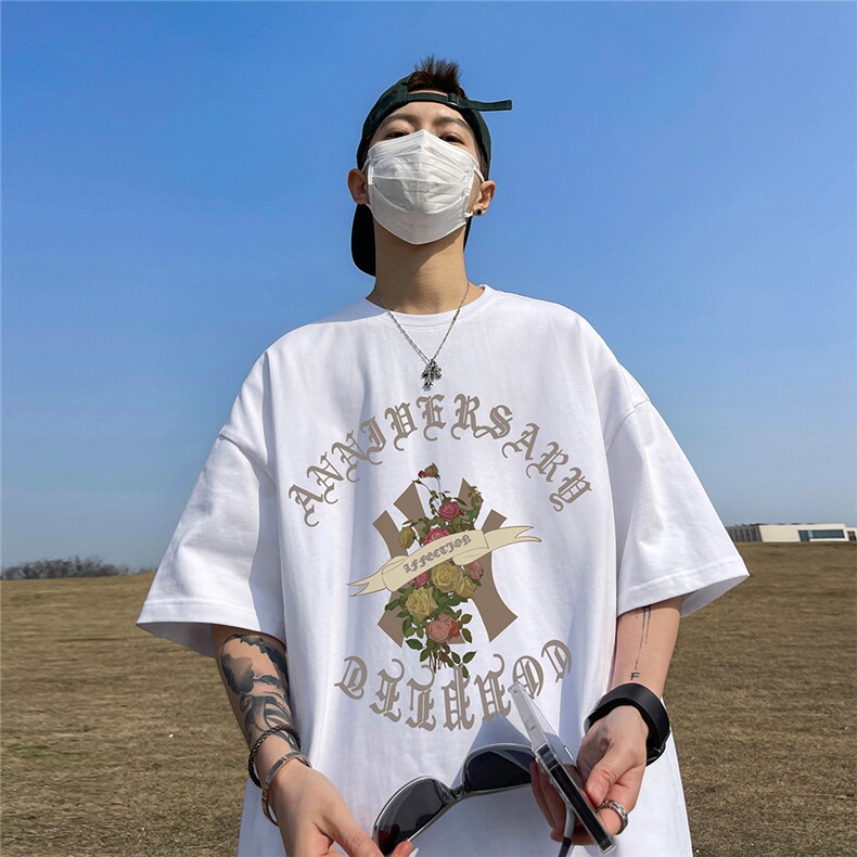 数据超好220克重磅美式潮牌短袖t恤T1196-P28直播有280克品质P35,男装T恤,电商A486
