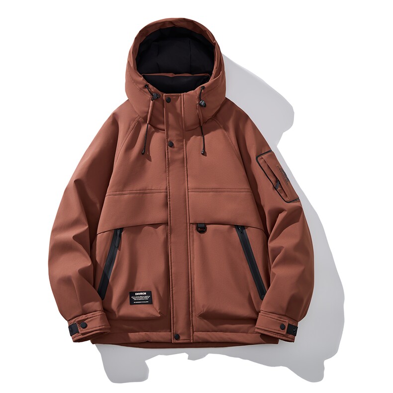 男士短款连帽羽绒服D213-8618-P350，男装羽绒服，电商D213