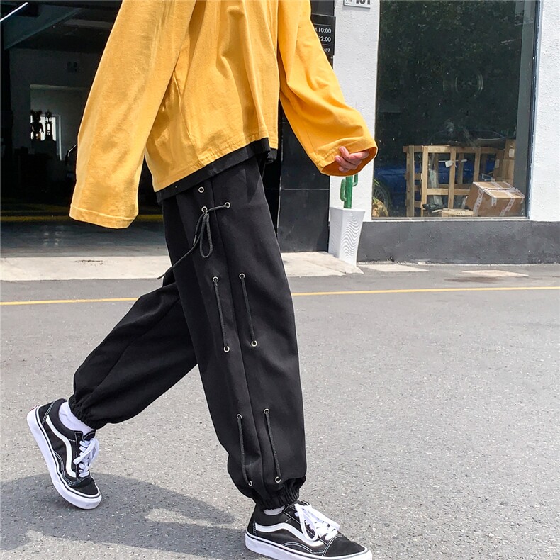 卫裤男潮牌束脚休闲九分裤男韩版潮流百搭运动长裤子K80-P50,男装休闲裤,电商C305A