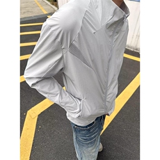 春夏款高品质冰感速干防晒服休闲户外运动外套透气弹力机能风夹克，男装防晒衣，电商A443